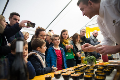 Festval des vins AOC Touraine au Prieuré St Cosme à La Riche. Stands des vignerons, ateliers culinaires.